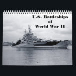 U.S. Battleships of World War Two Calendar<br><div class="desc">During World War II, the U.S. battleship fleet played a pivotal role in securing Allied victories across the Pacific and Atlantic theaters, despite the increasing dominance of air power. One of the first major engagements for American battleships occurred during the attack on Pearl Harbor on December 7, 1941. Although several...</div>