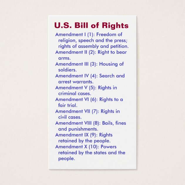 U S Bill Of Rights First 10 Amendments Zazzle   U S Bill Of Rights First 10 Amendments R5cf6ac850c984d3587ed7921eaf9197d Kbhks 8byvr 630 