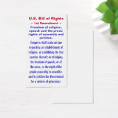 U.S. Bill of Rights, ~ First (1st) Amendment ~ (Desk)