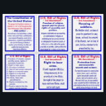 U.S. Bill of Rights Pocket Pamphlet (25ct) Flyer<br><div class="desc">U.S. Bill of Rights Pocket Pamphlet Constitution Preamble</div>