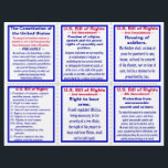 U.S. Bill of Rights Pocket Pamphlet (25ct) Flyer<br><div class="desc">U.S. Bill of Rights Pocket Pamphlet Constitution Preamble</div>