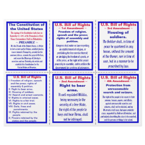 U.S. Bill of Rights Pocket Pamphlet (25ct) Flyer