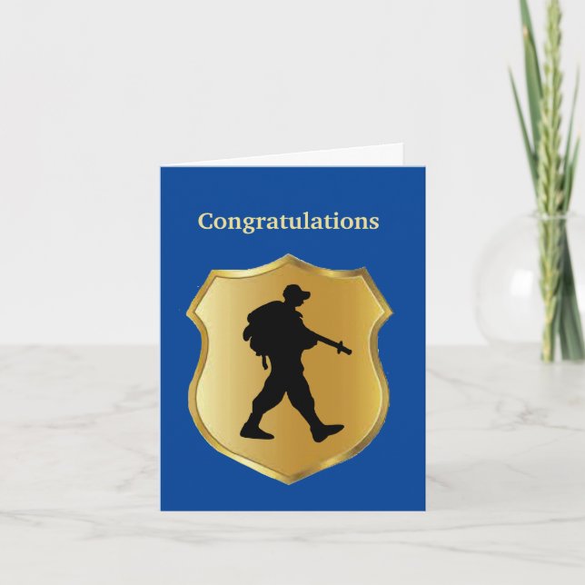 U.S. Border Patrol Academy Graduation Card (Front)