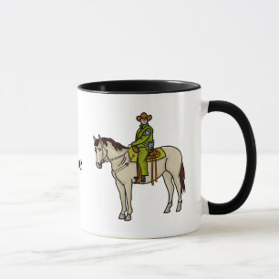 U.S. Border Patrol Agent on Horse Mug