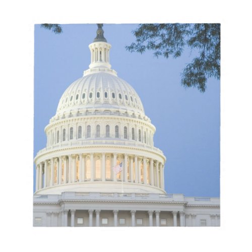 US Capitol at dusk Washington DC District Notepad