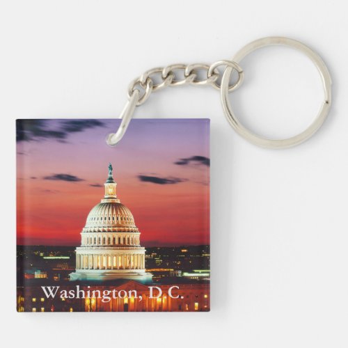 US Capitol Washington DC Keychain