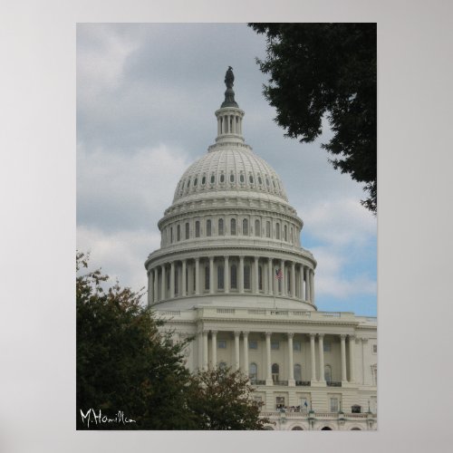 US Capitol Washington DC Poster