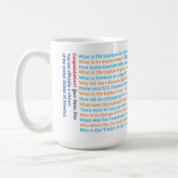 U.S. Citizenship Test Questions Mug