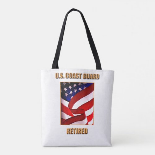 US Coast Guard All_Over_Print Tote Bag Medium