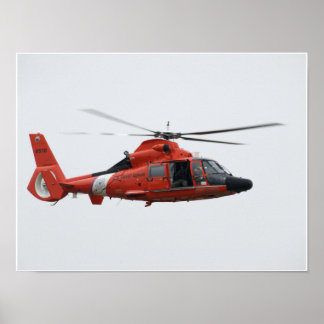 U.S. Coast Guard HH-65C Dauphin. Poster