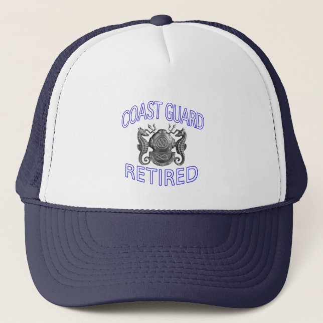 U.S. Coast Guard Master Diver Retired Hat (Front)