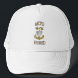 U.S. Coast Guard Retired MCPO Hat<br><div class="desc">U.S. Coast Guard Retired MCPO Hat.  This trucker hat is decorated with the Coast Guard Master Chief Petty Officer collar device,  the word "Retired" and letters "MCPO" appear above and below the collar device. A great gift idea.</div>
