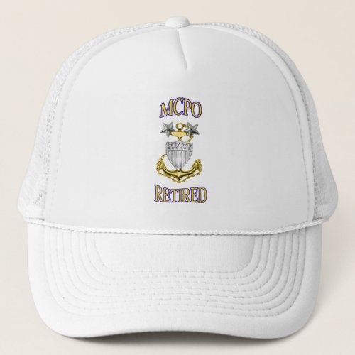 US Coast Guard Retired MCPO Hat