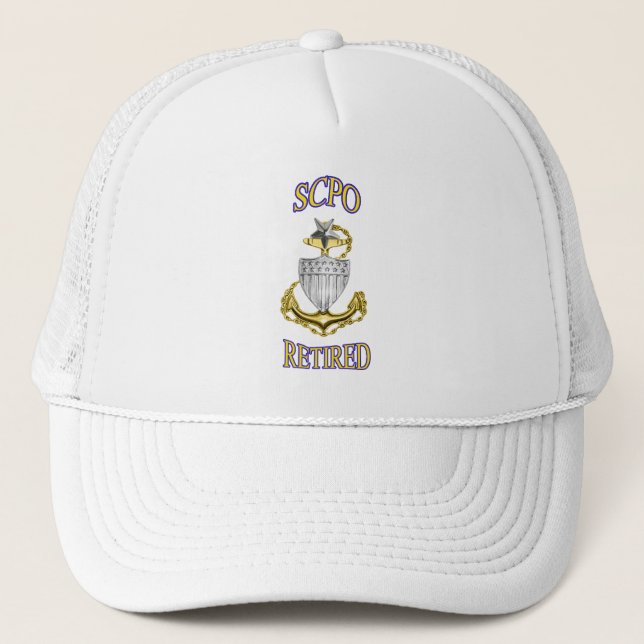 U.S. Coast Guard Retired SCPO Hat (Front)