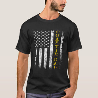 U.S. Coast Guard Uscg Coastie Dad Flag T-Shirt