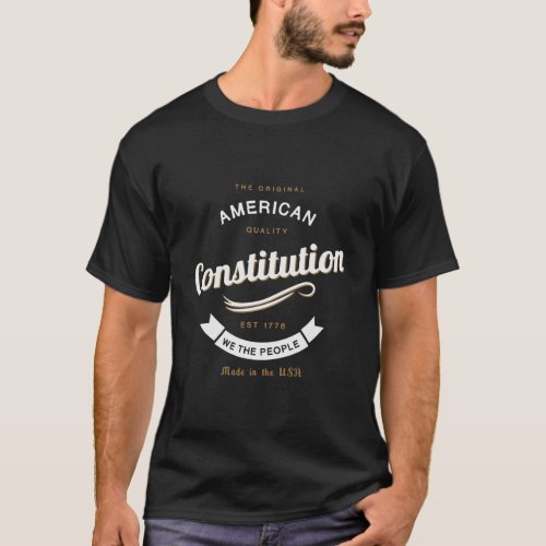 U S Constitution Day 1776 We The People T_Shirt