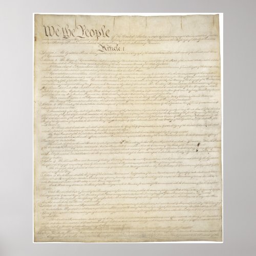 US Constitution_Pg 1 of 4 Poster