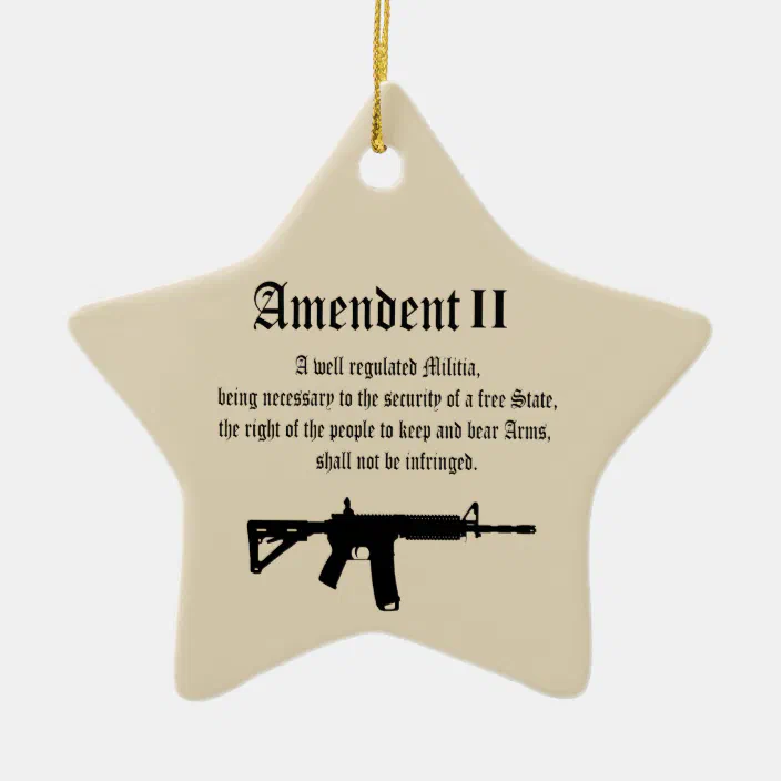 Ornament 2nd Amendment 