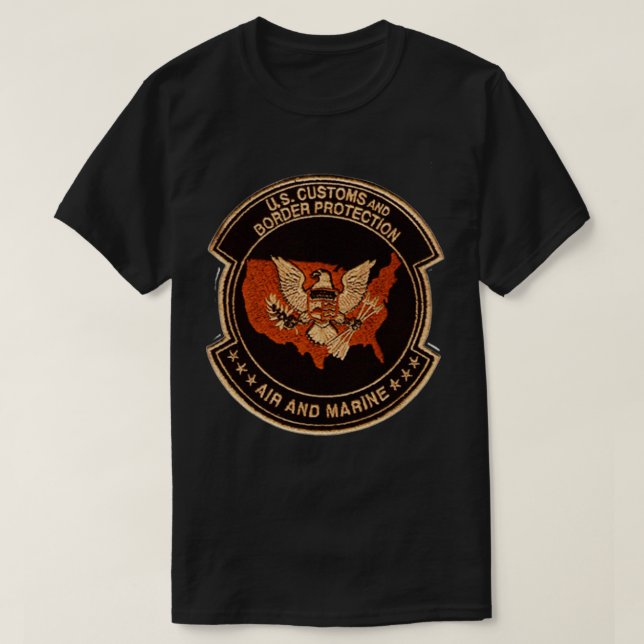 U S Customs Air and Marine T-Shirt (Design Front)