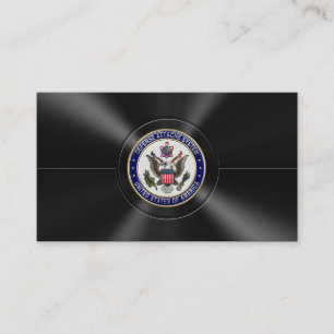 U.S. Defense Attaché System (DAS) Emblem [3D] Business Card