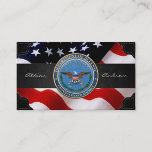 U.S. Department of Defense (DOD) Emblem [3D] Business Card