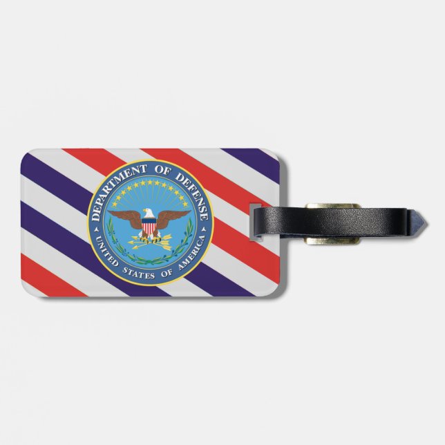 U.S. Department of Defense Luggage Tag (Back Horizontal)
