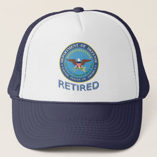 US Department of Defense Retired Hat