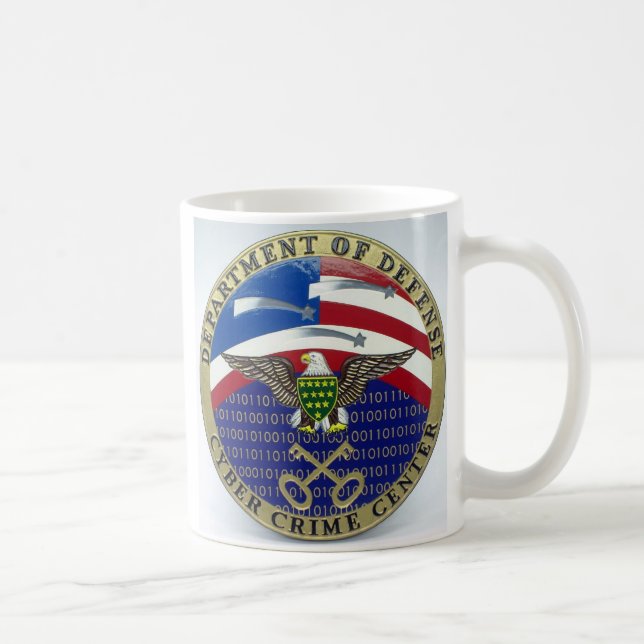 U.S. DEPT OF DEFENSE - Cyber Crime Center Coffee Mug (Right)