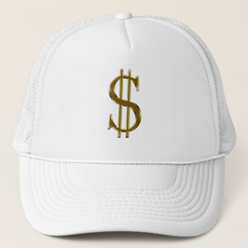 USdollar sign gold Trucker Hat