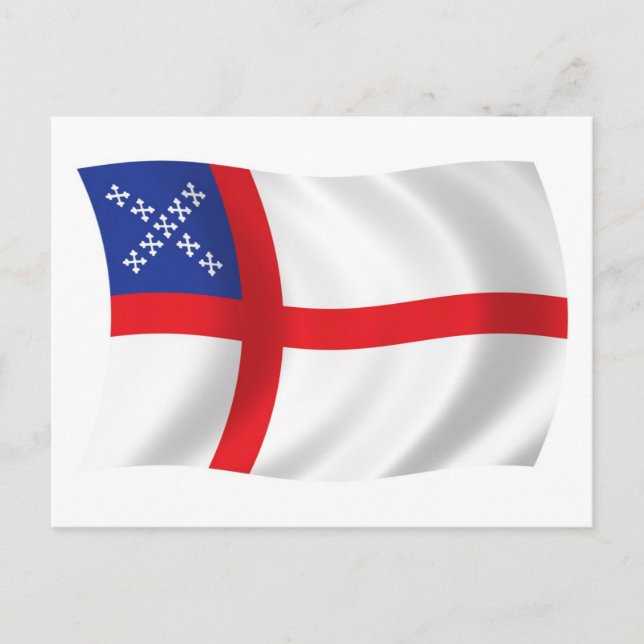 U.S. Episcopal Church Flag Postcard (Front)