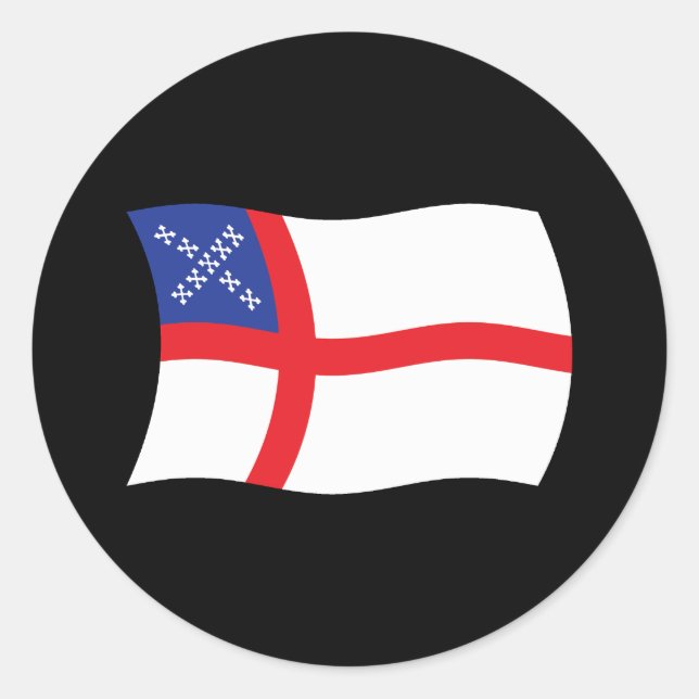U.S. Episcopal Church Flag Sticker (Front)