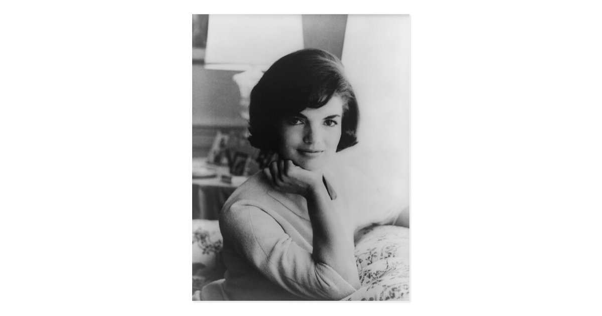 U.S. First Lady Jacqueline Kennedy Portrait Postcard | Zazzle