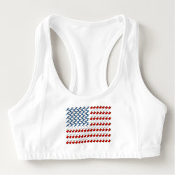 U.S. Flag of Birds Women's Alo Sports Bra