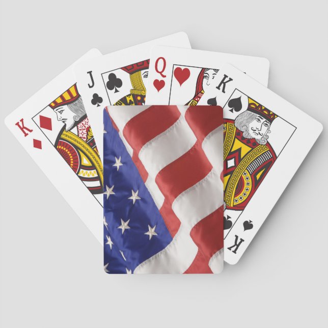U.S. Flag Poker Cards (Back)