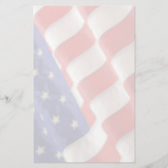 U.S. Flag Stationery (Front)