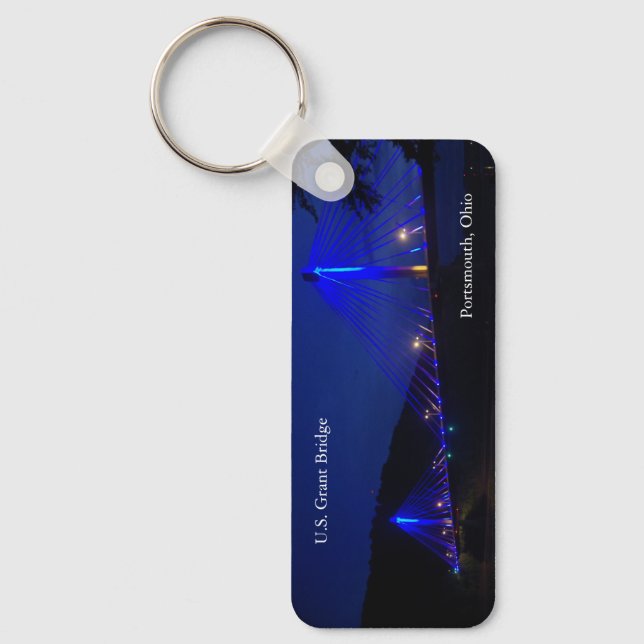 U.S. Grant Bridge metal key chain (Front)