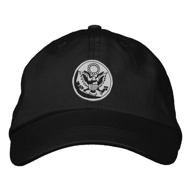U. S. Great Seal Embroidered Baseball Hat (Front)