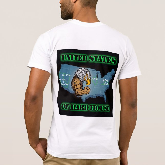 U S Hard House T-Shirt (Back)