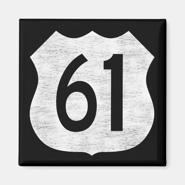 U.S. Highway 61 Route Sign Magnet (Front)
