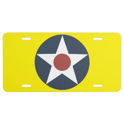 US historical aircraft roundel License Plate