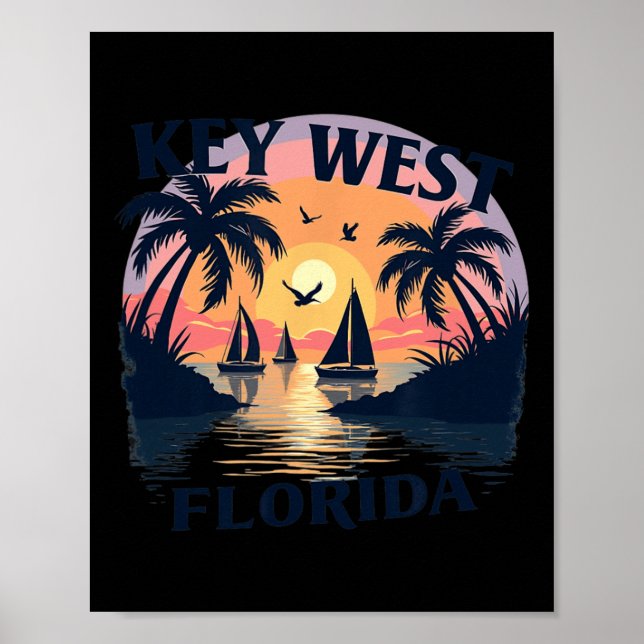 U.s. Island City - Florida Keys Archipelago  Poster (Front)
