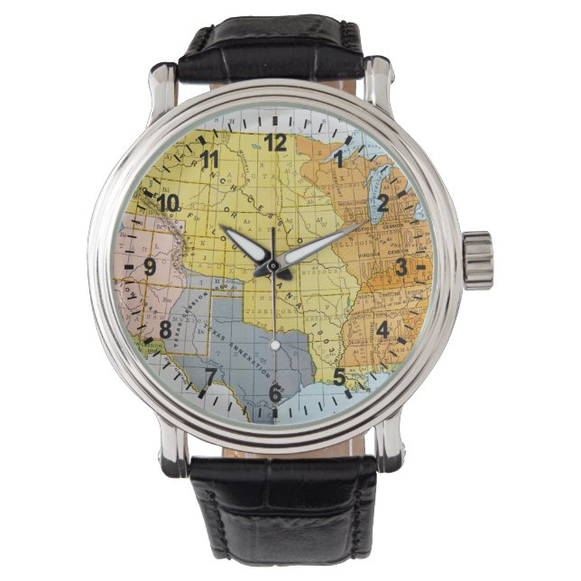 U.S. MAP, 1776-1884 WATCH (Front)