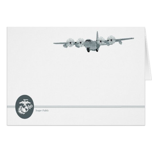 U.S. Marine Aviation [C-130] Cards (Front Horizontal)