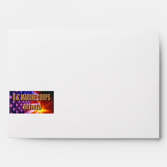 U.S. MARINE CORPS #10 Business Envelope (Front)