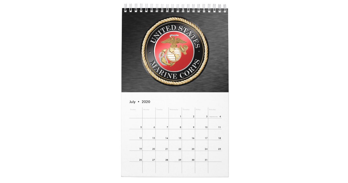 Marine Corps 96 Calendar 2025 Boris Dowd