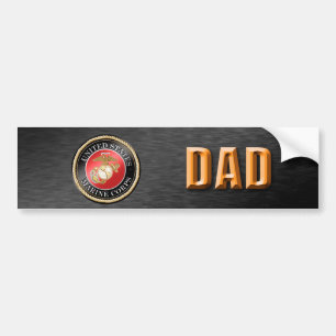 U.S. Marine Corps Dad Bumper Sticker