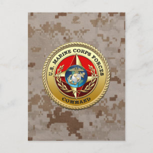 U.S. Marine Corps Forces Command (MARFORCOM) [3D] Postcard