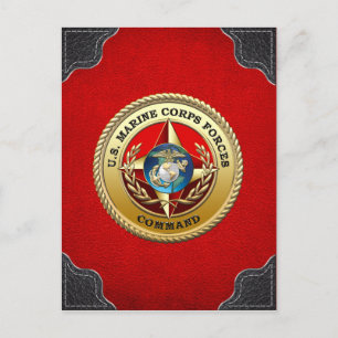 U.S. Marine Corps Forces Command (MARFORCOM) [3D] Postcard