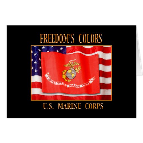 US Marine Corps Greeting Card