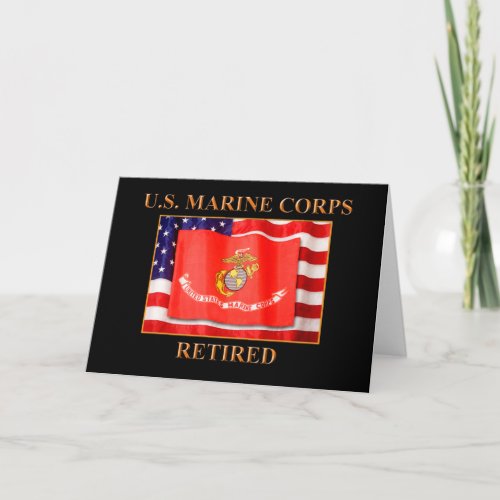 US Marine Corps Greeting Card